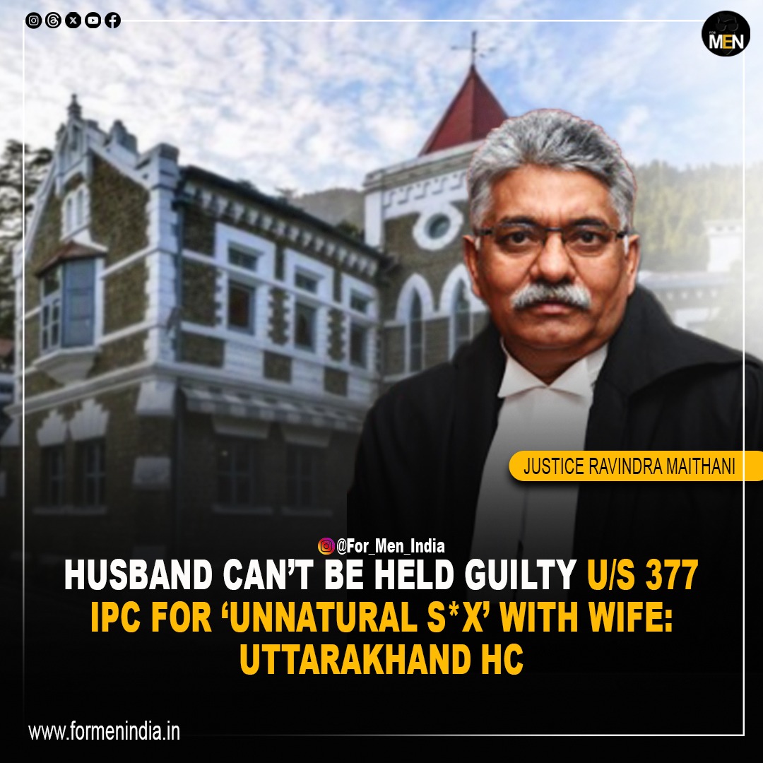 You are currently viewing 𝗛𝘂𝘀𝗯𝗮𝗻𝗱 𝗰𝗮𝗻𝗻𝗼𝘁 𝗯𝗲 𝗵𝗲𝗹𝗱 𝗴𝘂𝗶𝗹𝘁𝘆 𝗼𝗳 𝗿𝗮𝗽𝗲 𝗳𝗼𝗿 𝗵𝗮𝘃𝗶𝗻𝗴 𝗮𝗻𝗮𝗹 𝘀𝗲𝘅 𝘄𝗶𝘁𝗵 𝘄𝗶𝗳𝗲: 𝗨𝘁𝘁𝗮𝗿𝗮𝗸𝗵𝗮𝗻𝗱 𝗛𝗶𝗴𝗵 𝗖𝗼𝘂𝗿𝘁