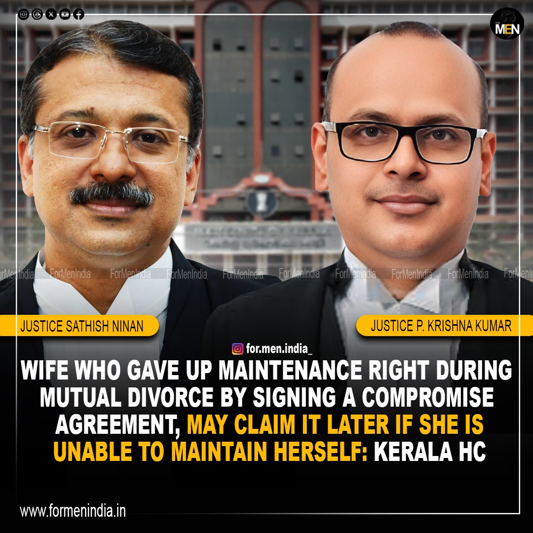 You are currently viewing Wife Who Gave Up Maintenance Right During Mutual Divorce Not Barred From Seeking It Due To Change Of Circumstance: Kerala High Court
