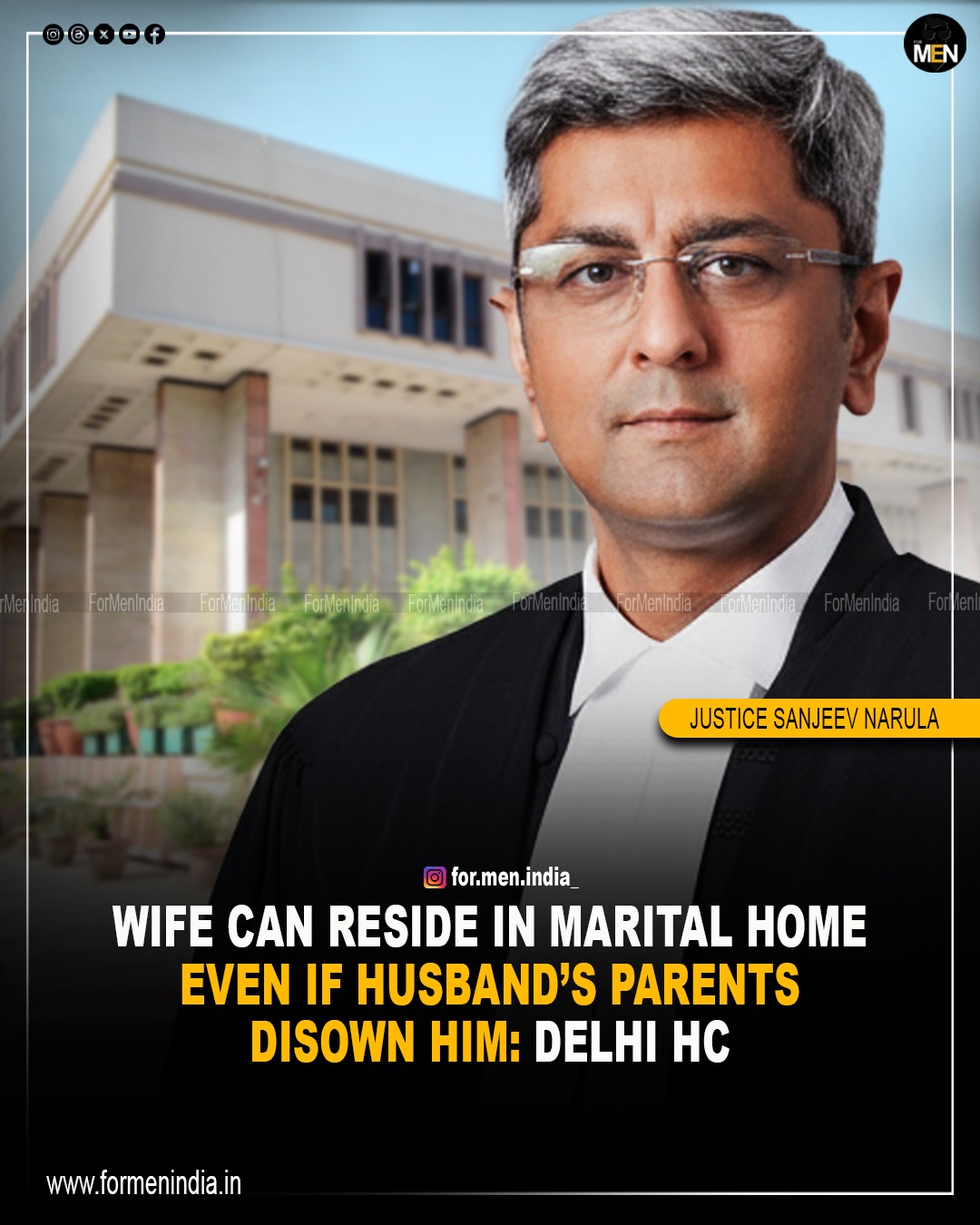 Read more about the article Wife can reside in marital home even if husband’s parents disown him: Delhi High court 
