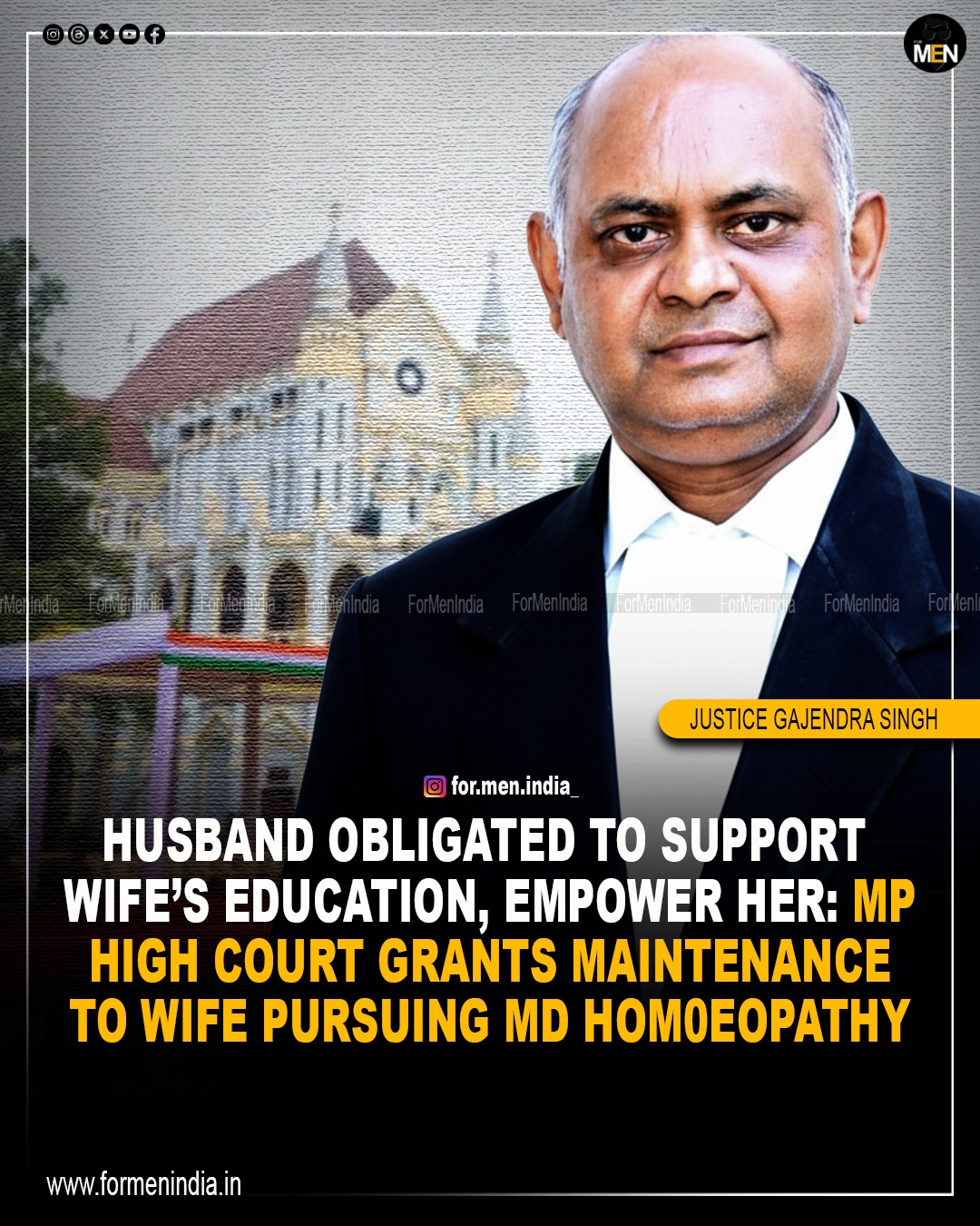 You are currently viewing Husband Obligated To Support Wife’s Education, Empower Her: MP High Court Grants Maintenance To Wife Pursuing MD Homeopathy