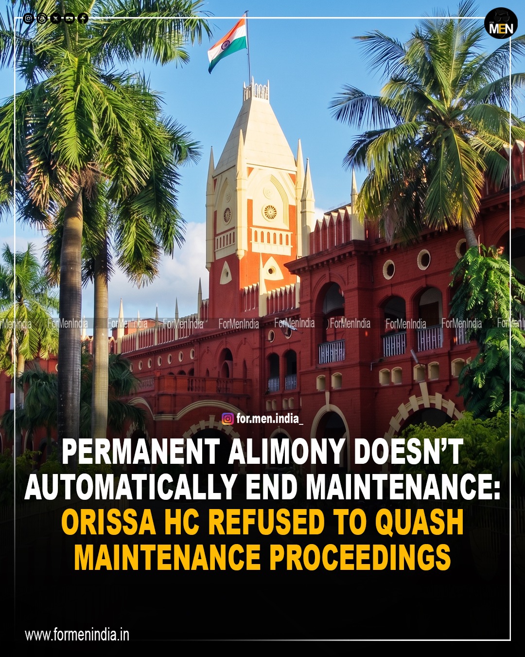 Read more about the article Permanent Alimony Alone Can’t End Maintenance Proceedings, Rules Orissa High Court