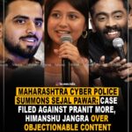 Maharashtra Cyber Police summons Sejal Pawar; case filed against Pranit More, Himanshu Jangra over objectionable content