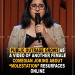 Public Outrage grows as a video of another female comedian joking about “molestation” resurfaces online