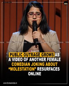 Read more about the article Public Outrage grows as a video of another female comedian joking about “molestation” resurfaces online