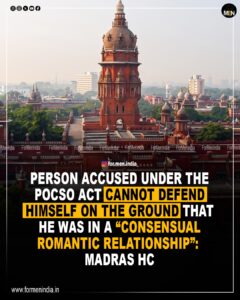 POCSO law has no exception for minor's consent