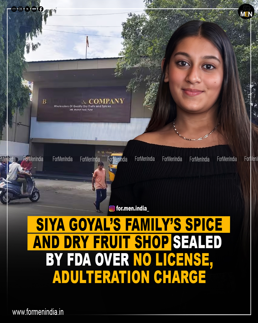 You are currently viewing Siya Goyal’s Family’s spice & dry fruit Shop Sealed by FDA Over No License, Adulteration Charge