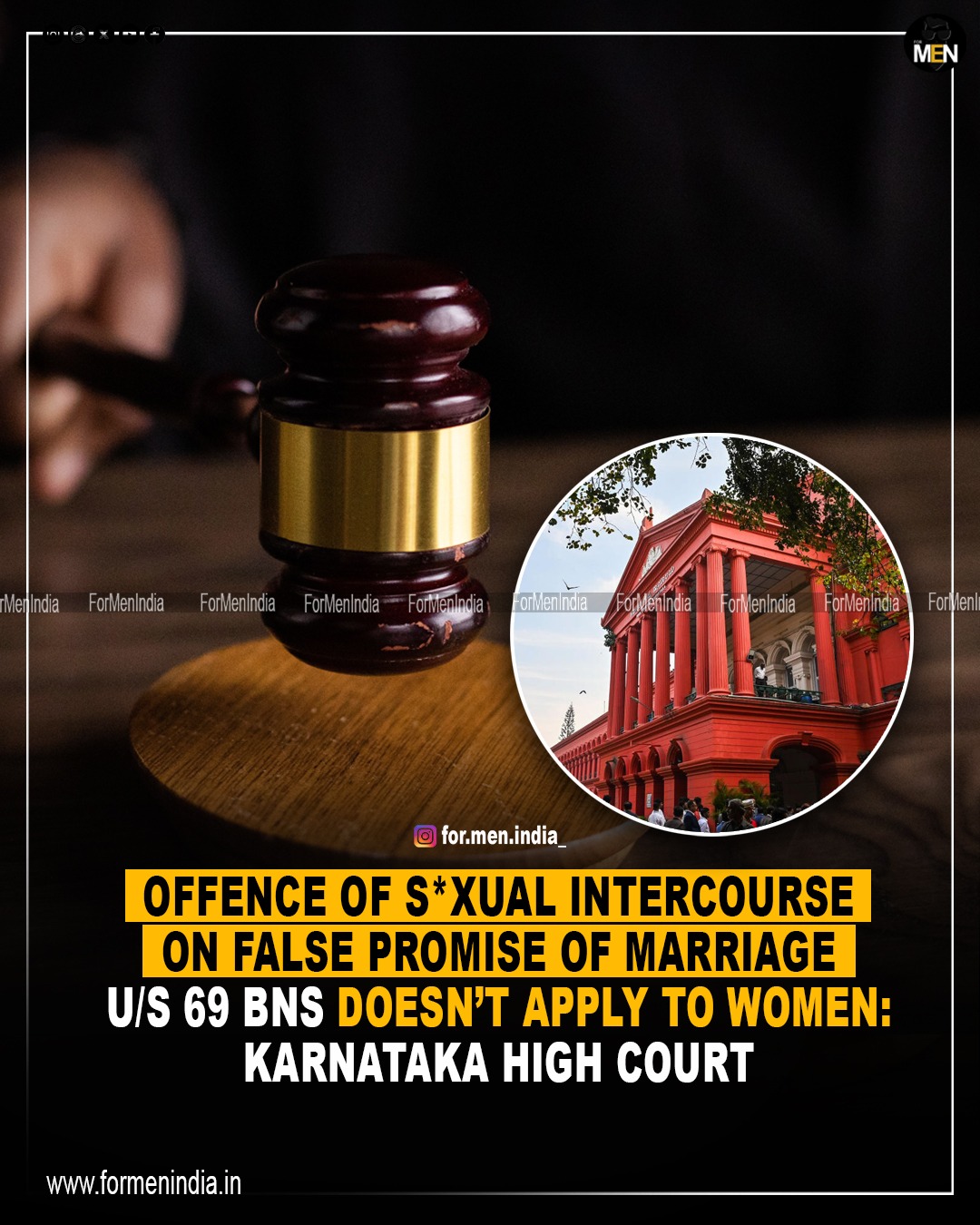 Read more about the article 5Offence Of Sexual Intercourse On False Promise Of Marriage U/S 69 BNS Doesn’t Apply To Women: Karnataka High Court