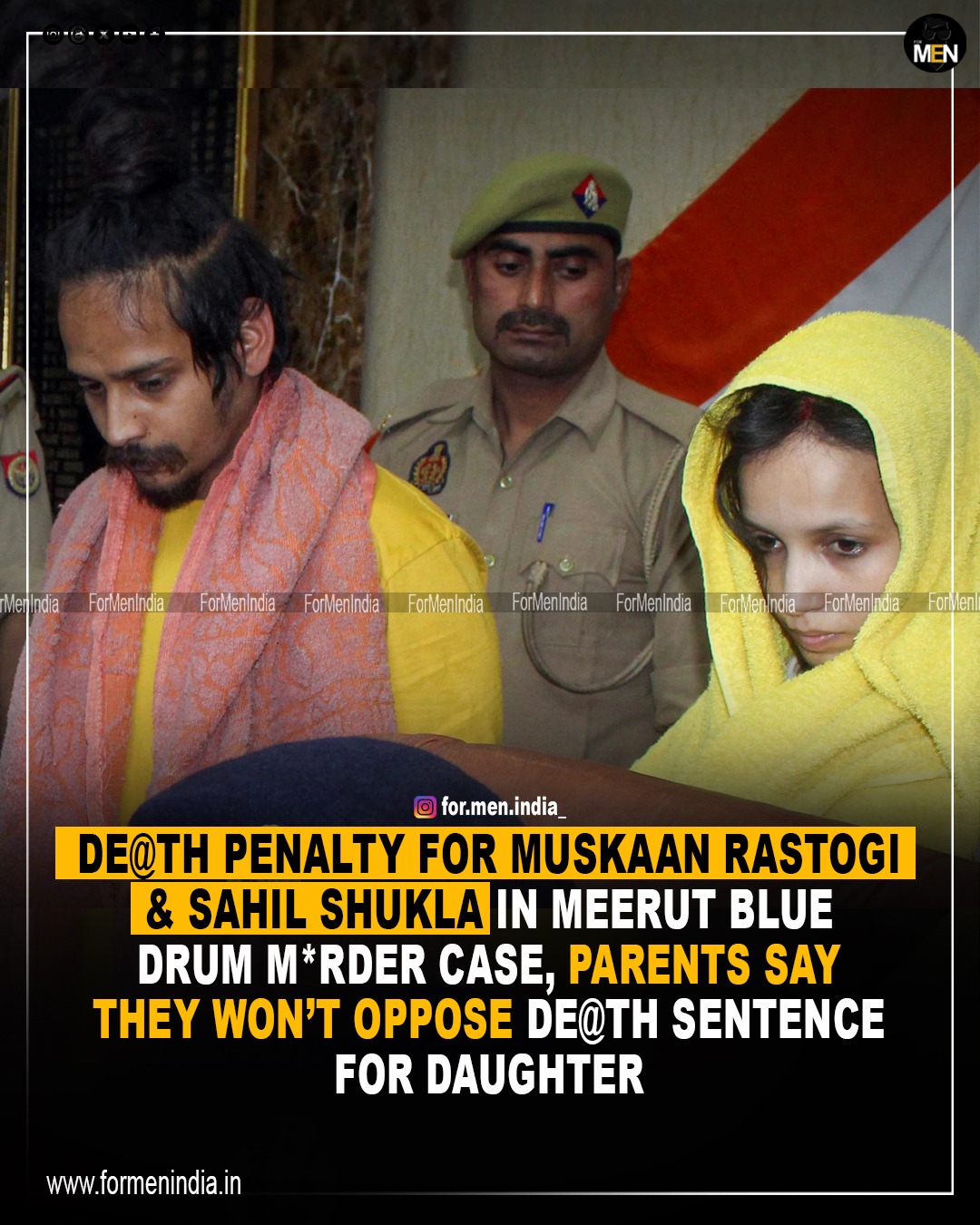 meerut-blue-drum-case-muskaan-rastogi-sahil-shukla-sentenced-to-death
